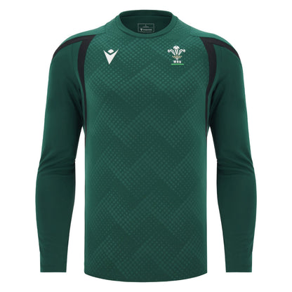 2026-2027 Wales WRU Rugby LS Training Shirt (Green)_0