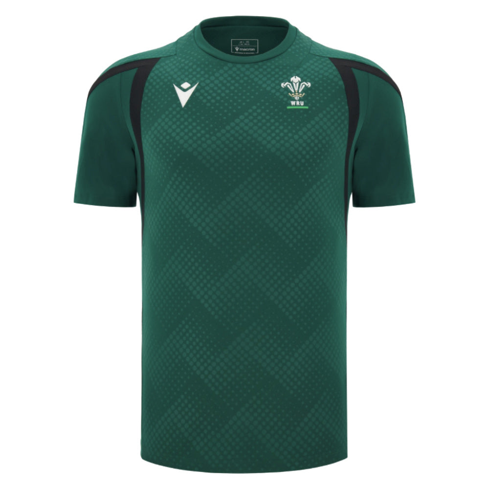 2026-2027 Wales WRU Rugby Training Shirt (Green) - Kids_0
