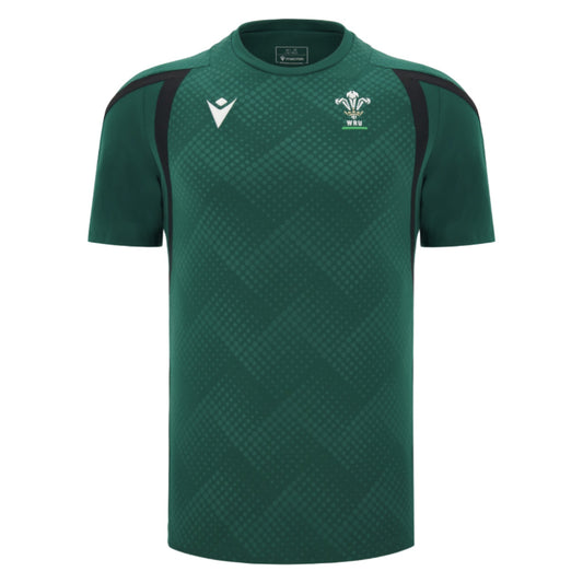 2026-2027 Wales WRU Rugby Training Shirt (Green) - Kids_0