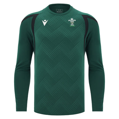2026-2027 Wales WRU Rugby LS Training Jersey (Green) - Kids_0