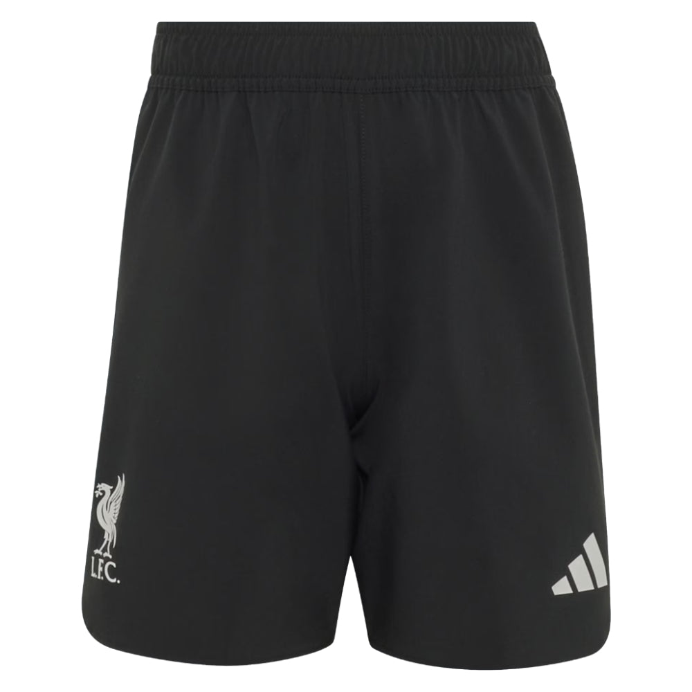 2026-2027 Liverpool Tiro Travel Shorts (Black) - Kids_0