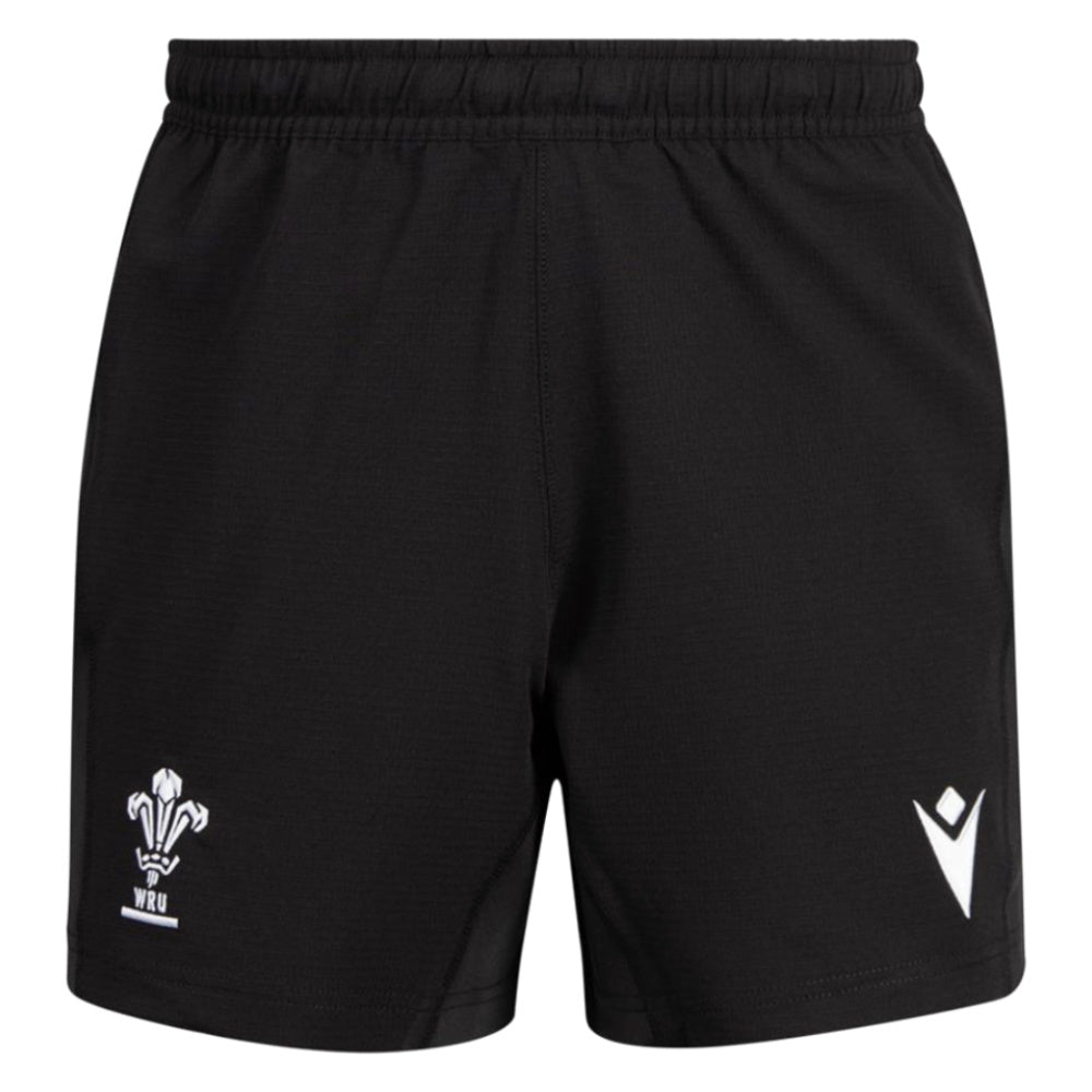 2026-2027 Wales WRU Training Rugby Shorts (Black)_0
