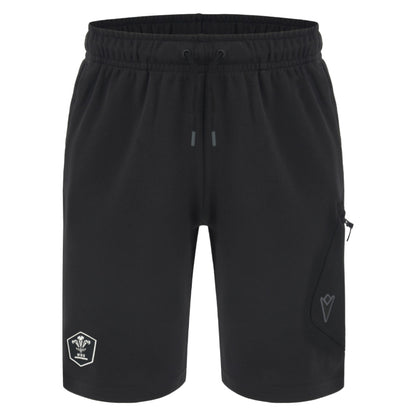 2026-2027 Wales WRU Bermuda Travel Shorts (Black)_0