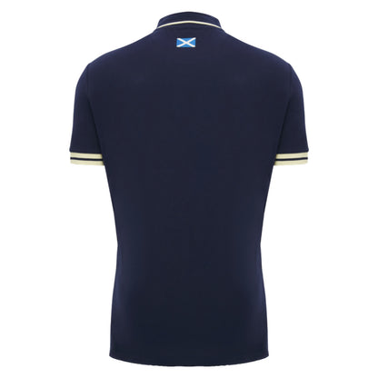 2026-2027 Scotland Rugby Ath Travel Polo Shirt (Navy)_1