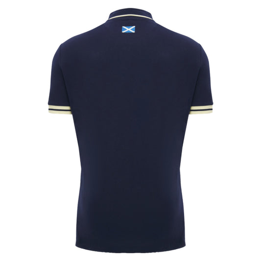 2026-2027 Scotland Rugby Ath Travel Polo Shirt (Navy)_1