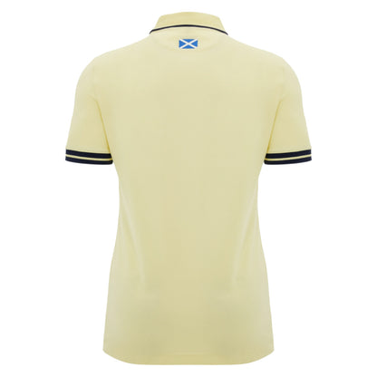2026-2027 Scotland Rugby Ath Travel Polo Shirt (Sand)_1
