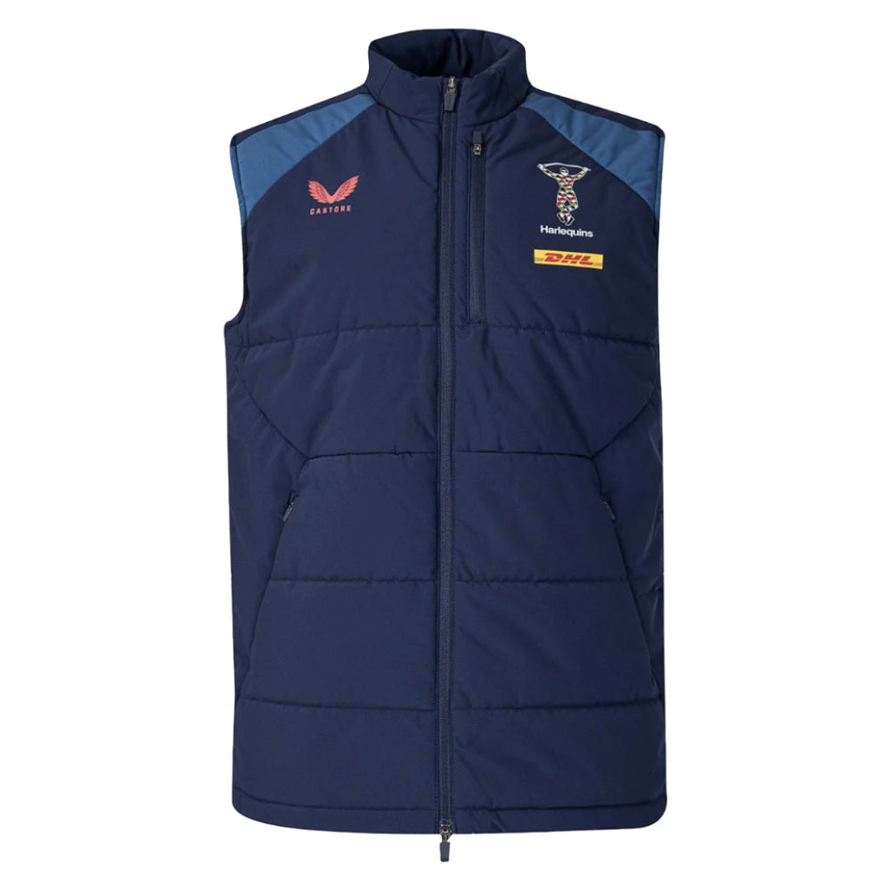 2026-2027 Harlequins Rugby Training Gilet (Navy)_0