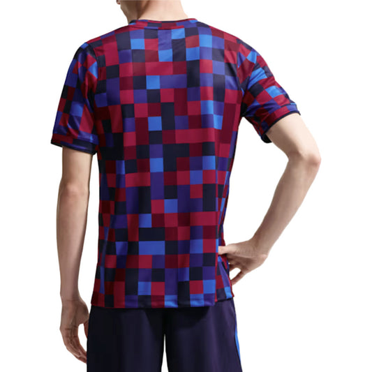 2026-2027 Barcelona Home Pre Match Top (Noble Red/Blue)_1