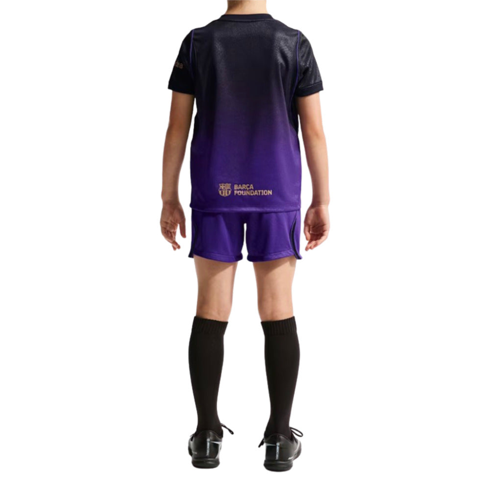 2026-2027 Barcelona Away Little Boys Mini Kit_1