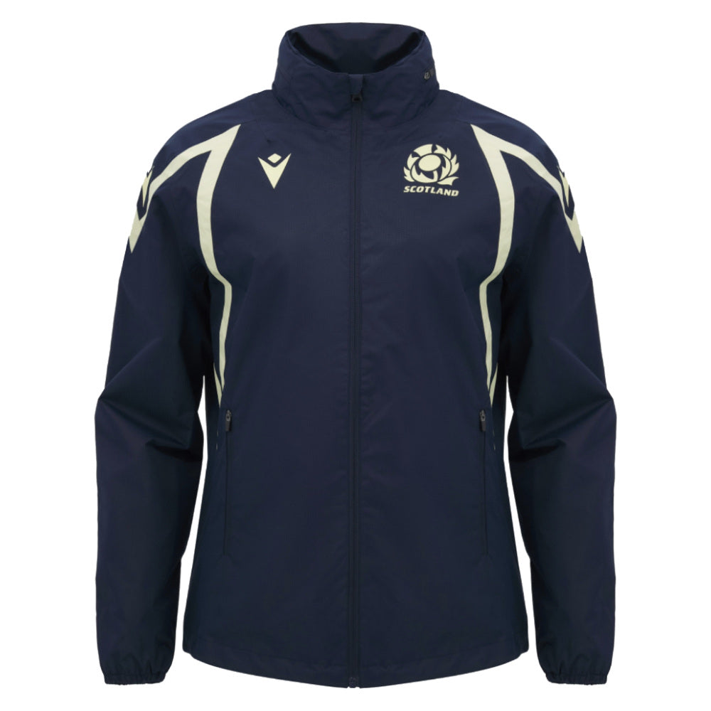 2026-2027 Scotland Rugby Training Rain Jacket (Navy)_0