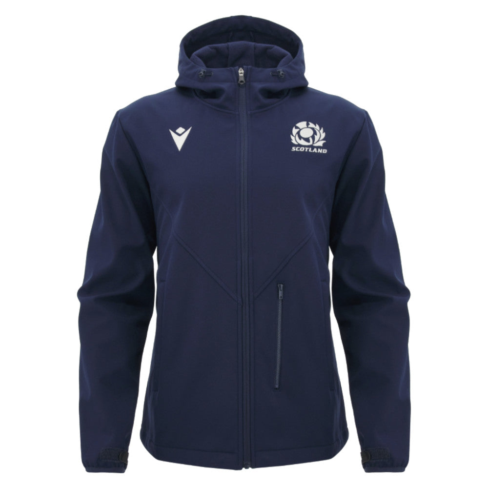 2026-2027 Scotland Rugby Softshell Jacket (Navy) - Kids_0