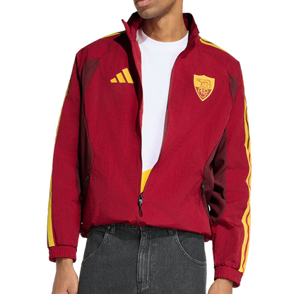 2026-2027 AS Roma Home Anthem Jacket (Burgundy)_3