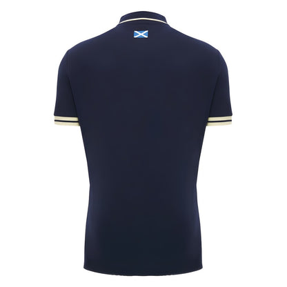 2026-2027 Scotland Rugby Polo Shirt (Navy/Sand) - Kids_1