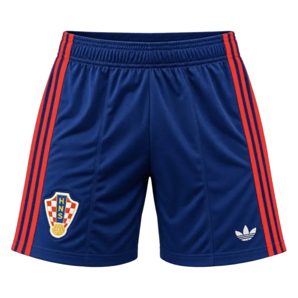 2026-2027 Croatia Away Shorts (Blue) - Kids_0