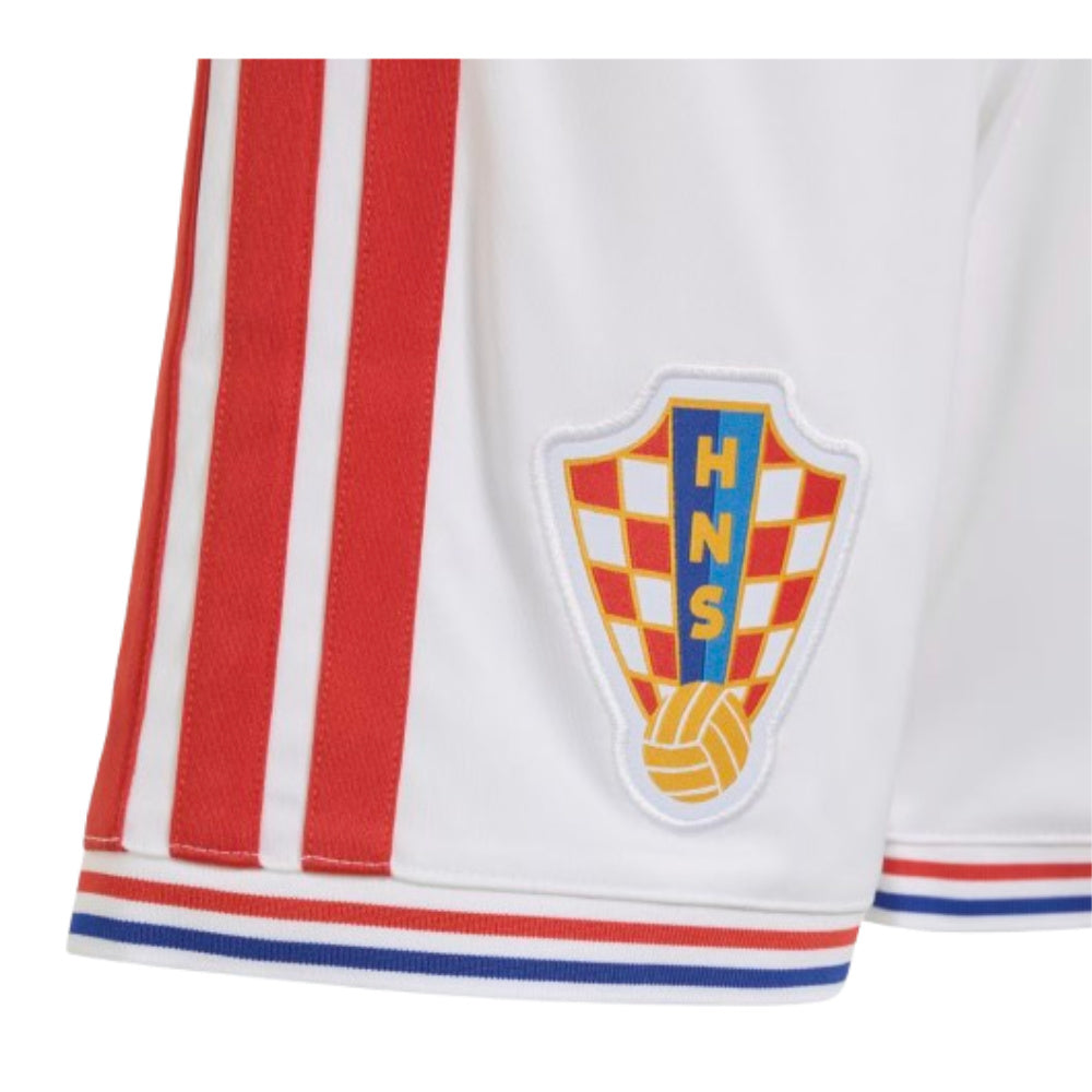 2026-2027 Croatia Home Shorts (White) - Kids_2