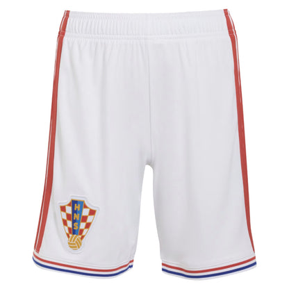 2026-2027 Croatia Home Shorts (White) - Kids_0