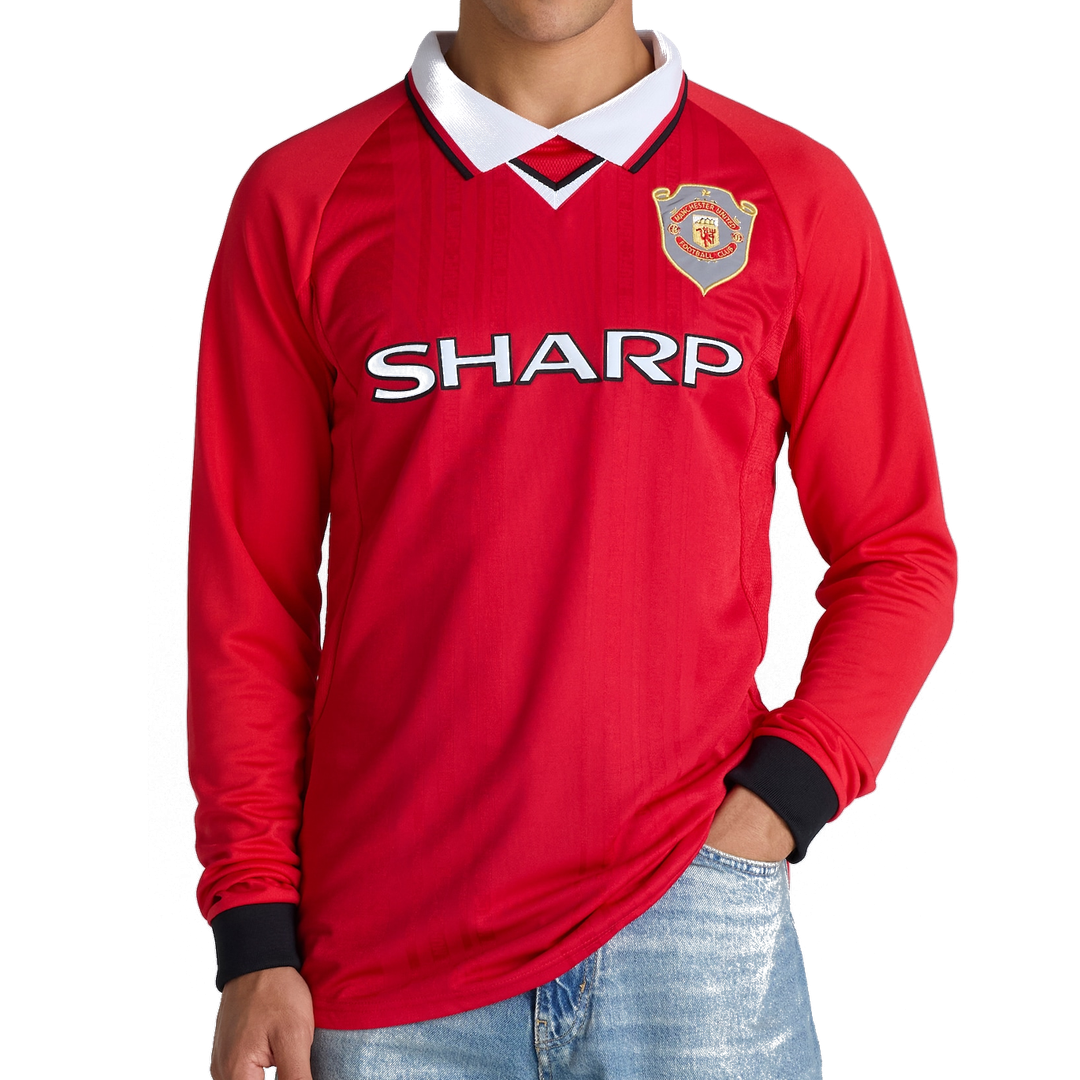 Manchester United 1999 Champions League Final Long Sleeve Shirt_0