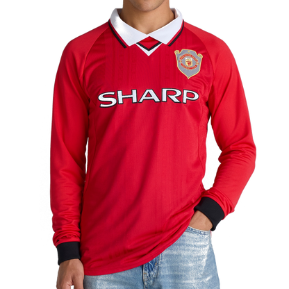 Manchester United 1999 Champions League Final Long Sleeve Shirt_0