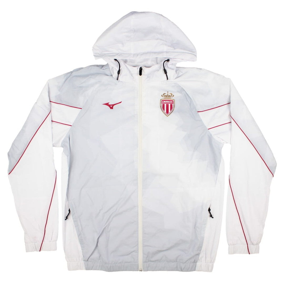 2026-2027 AS Monaco Hooded Anthem Jacket (White)_0