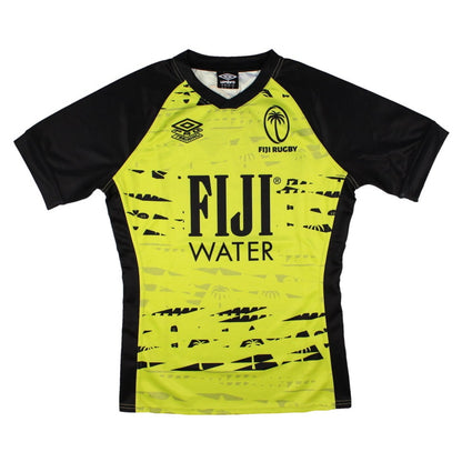 2026-2027 Fiji Rugby Training Shirt (Lime/Black)_0