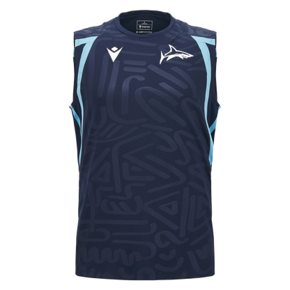 2026-2027 Sale Sharks Sleeveless Training Shirt (Navy)_0