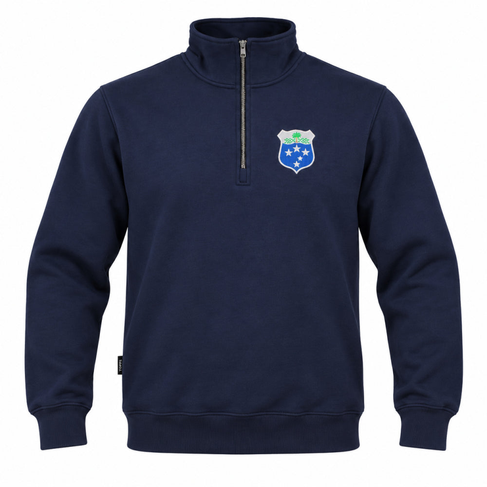 Samoa 1924 Vintage Rugby Quarter Zip Top (Navy)_0