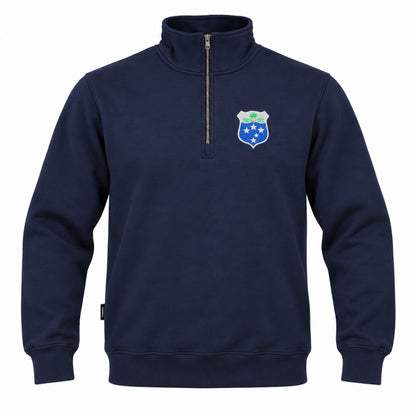 Samoa 1924 Vintage Rugby Quarter Zip Top (Navy)_0