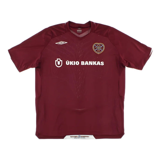 Hearts 2008-09 Home Shirt ((Good) XXL)_0