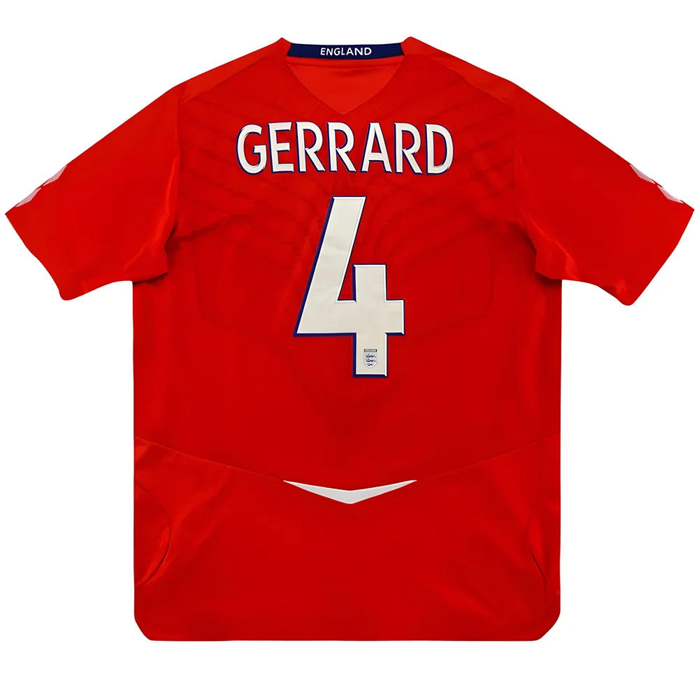 England 2008 Away Shirt (Gerrard #4) ((Excellent) S)_0