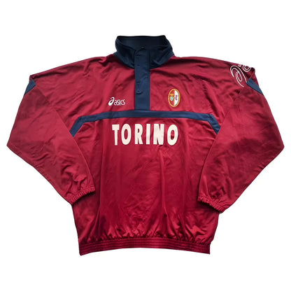 Torino 2001-02 Asics Long Sleeve Drill Top (XL) (Excellent)_0