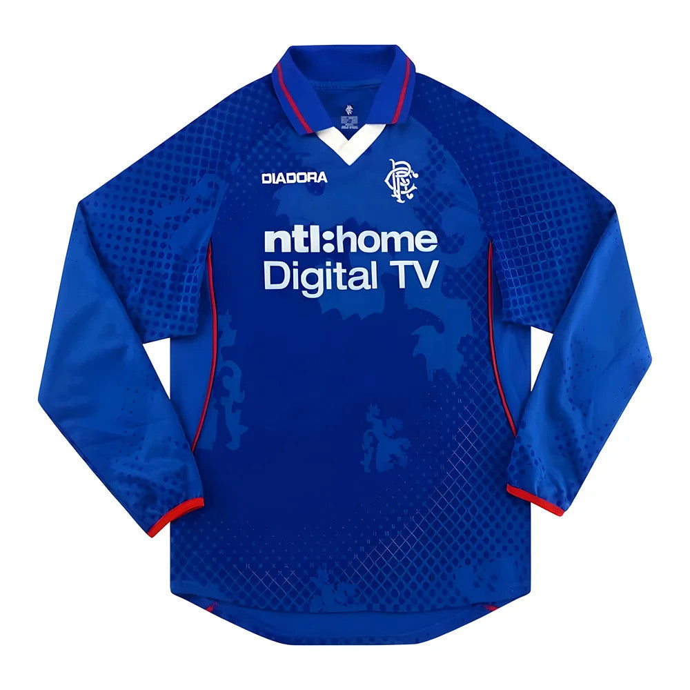 Rangers 2002-2003 Long Sleeved Home Shirt (XL) (Excellent)_1