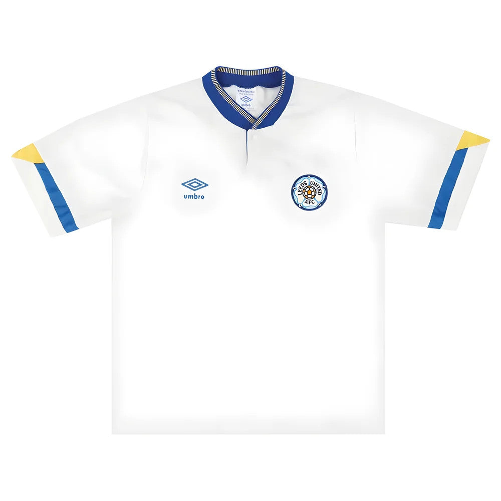 Leeds United 1990-91 Home Shirt (L) (Excellent)_0