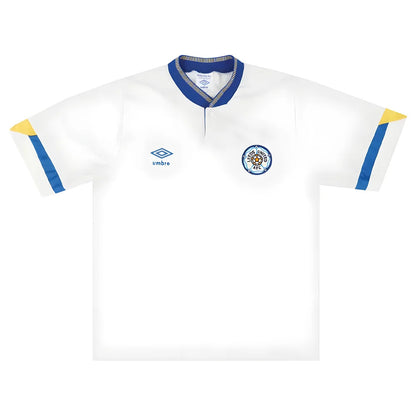 Leeds United 1990-91 Home Shirt (L) (Excellent)_0