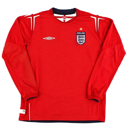 England 2004-2006 Away L/S Shirt (M) (Excellent)_1