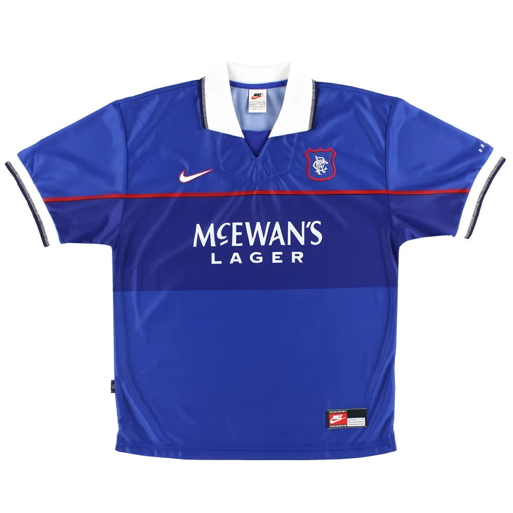 Rangers 1997-99 Home Shirt (XL Boys) (Excellent)_1