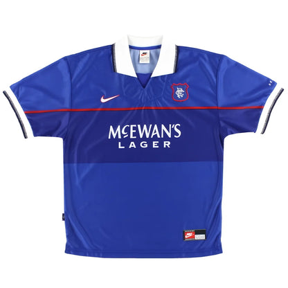 Rangers 1997-99 Home Shirt (XL Boys) (Excellent)_1