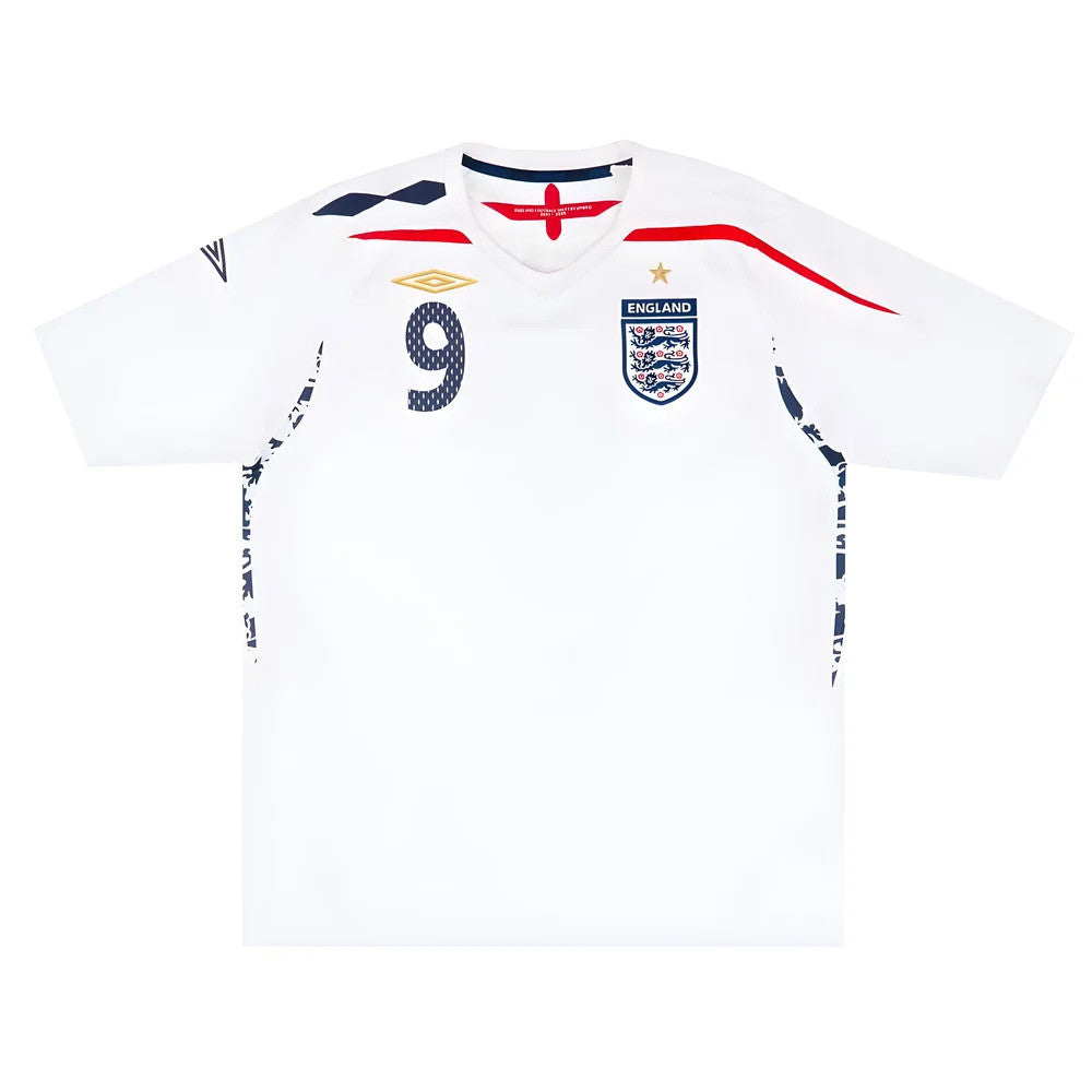 England 2007-09 Home Shirt (Rooney #9) (Fair)_1