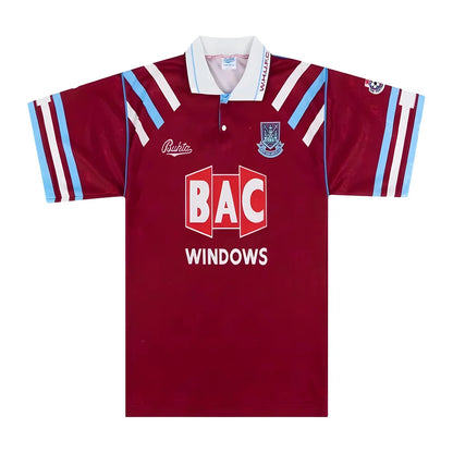 West Ham 1991-1992 Home Shirt (M) (Very Good)_1