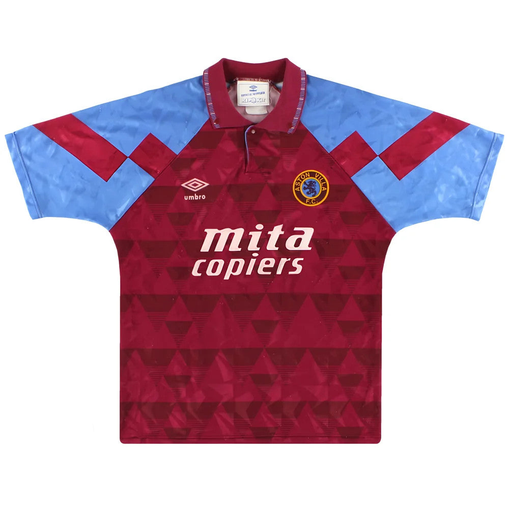 Aston Villa 1990-92 Home Shirt (Good)_1
