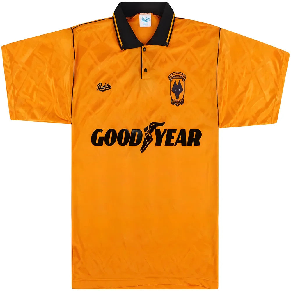 Wolves 1990-92 Home Shirt (L) (Very Good)_1