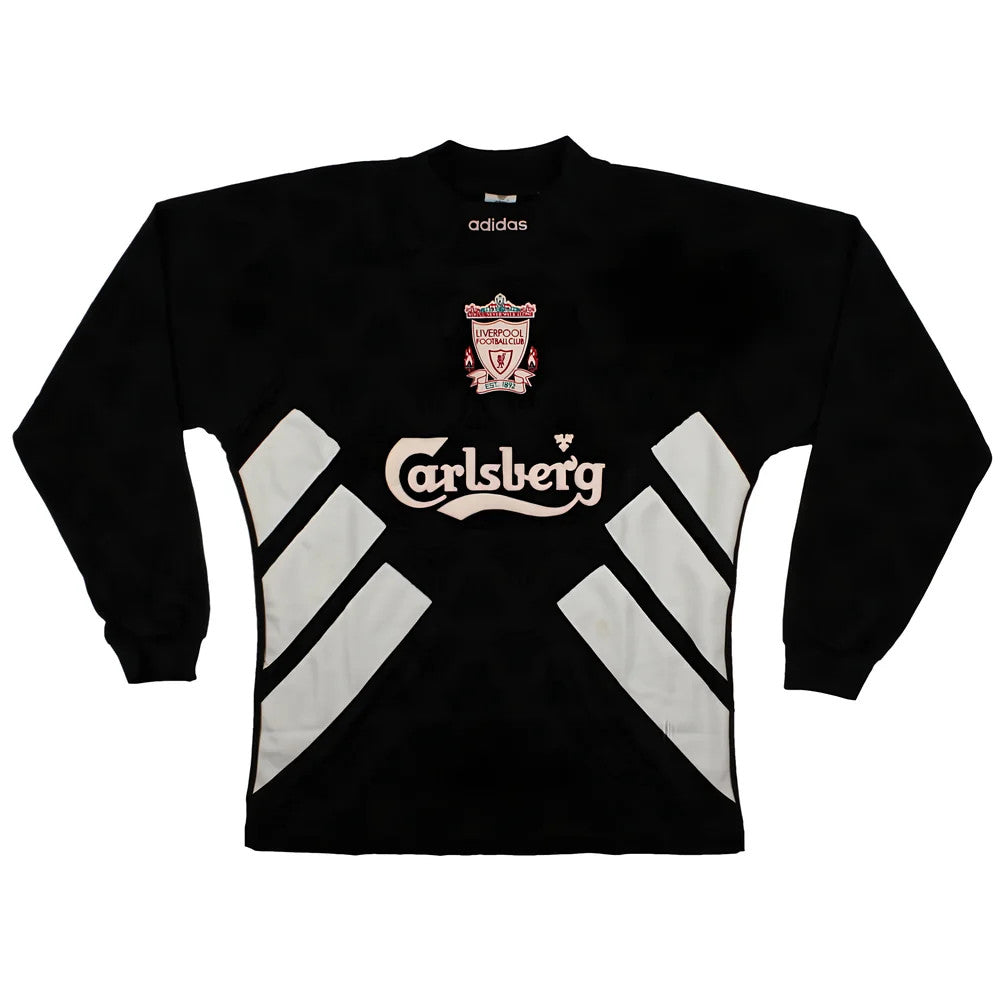 Liverpool 1994-96 Long Sleeve Goalkeeper Home Shirt (M) (Excellent)_0
