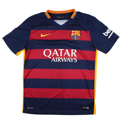 Barcelona 2015-16 Home Shirt (SB) Pique #3 (Very Good)_1