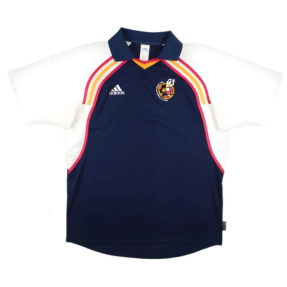Spain 1998-00 Adidas Polo Shirt (M) (Excellent)_1