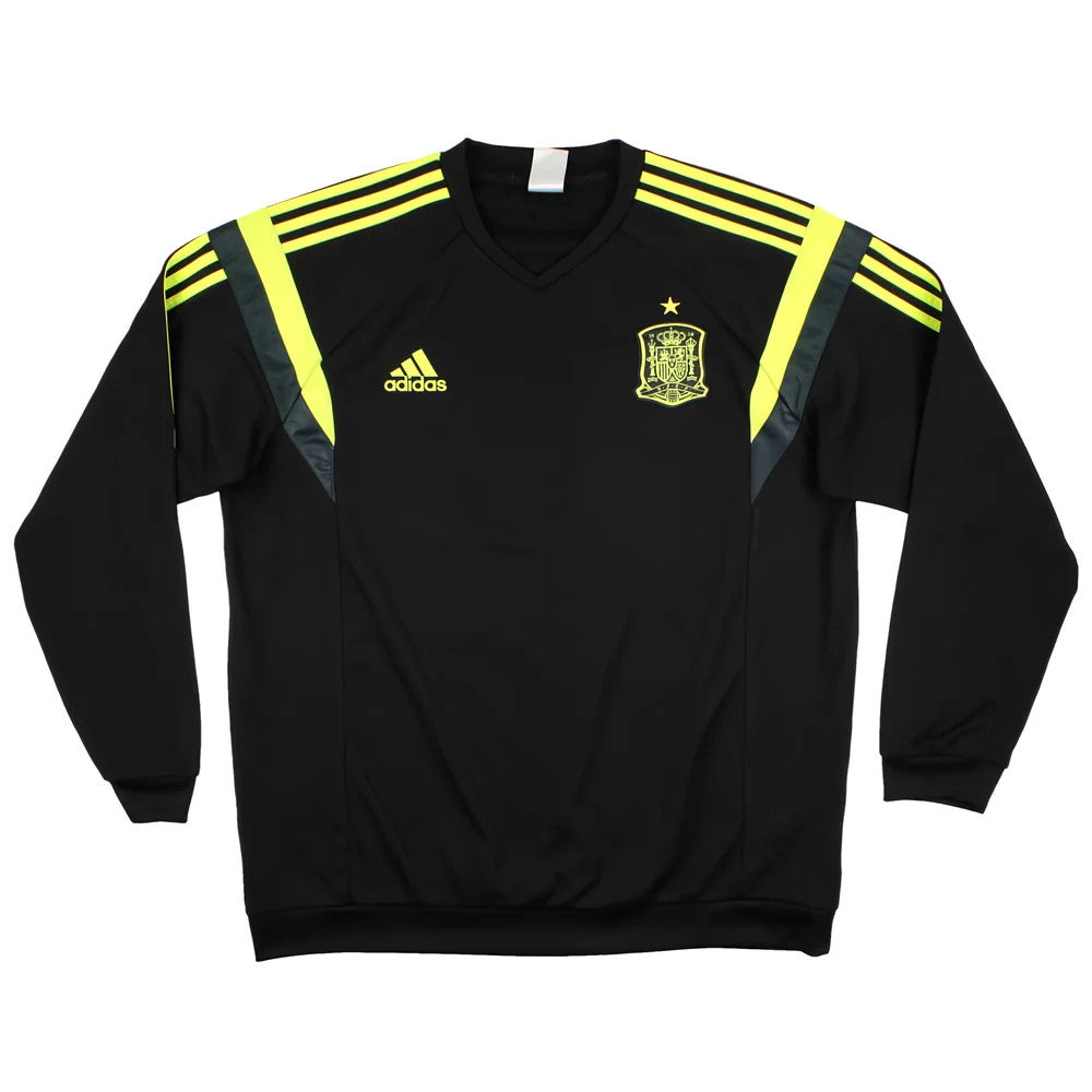 Spain 2014-15 Long Sleeve Adidas Training Shirt (XL) (Excellent)_0