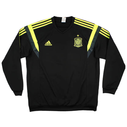 Spain 2014-15 Long Sleeve Adidas Training Shirt (XL) (Excellent)_0