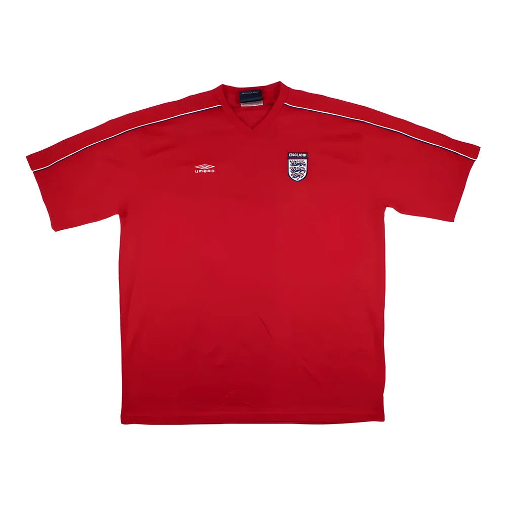 England 2000s Umbro Training Shirt (XXL) (Very Good)_0
