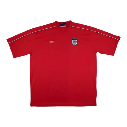 England 2000s Umbro Training Shirt (XXL) (Very Good)_0