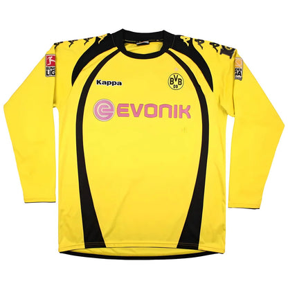 Borussia Dortmund 2009-10 Home Long Sleeve Shirt (Kuba #16) (2XL) (Very Good)_1