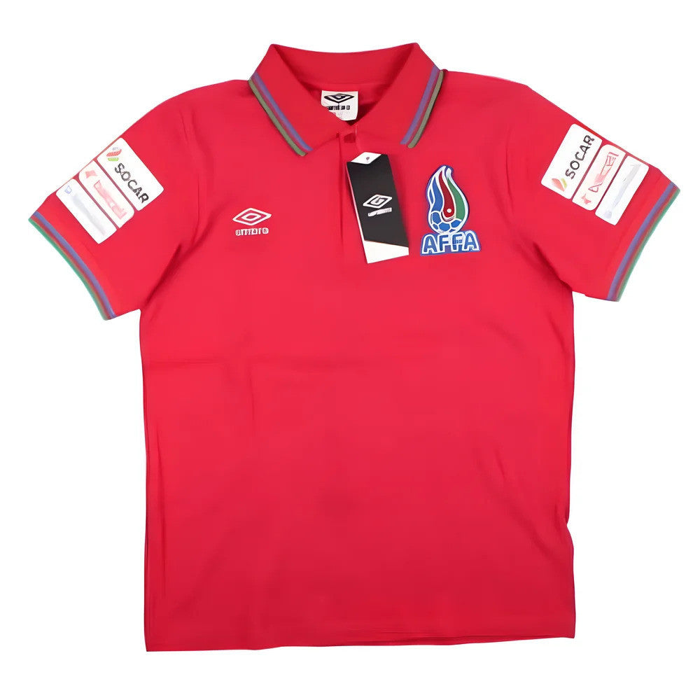 Azerbaijan 2014-16 Umbro Polo Shirt (S) (Good)_1
