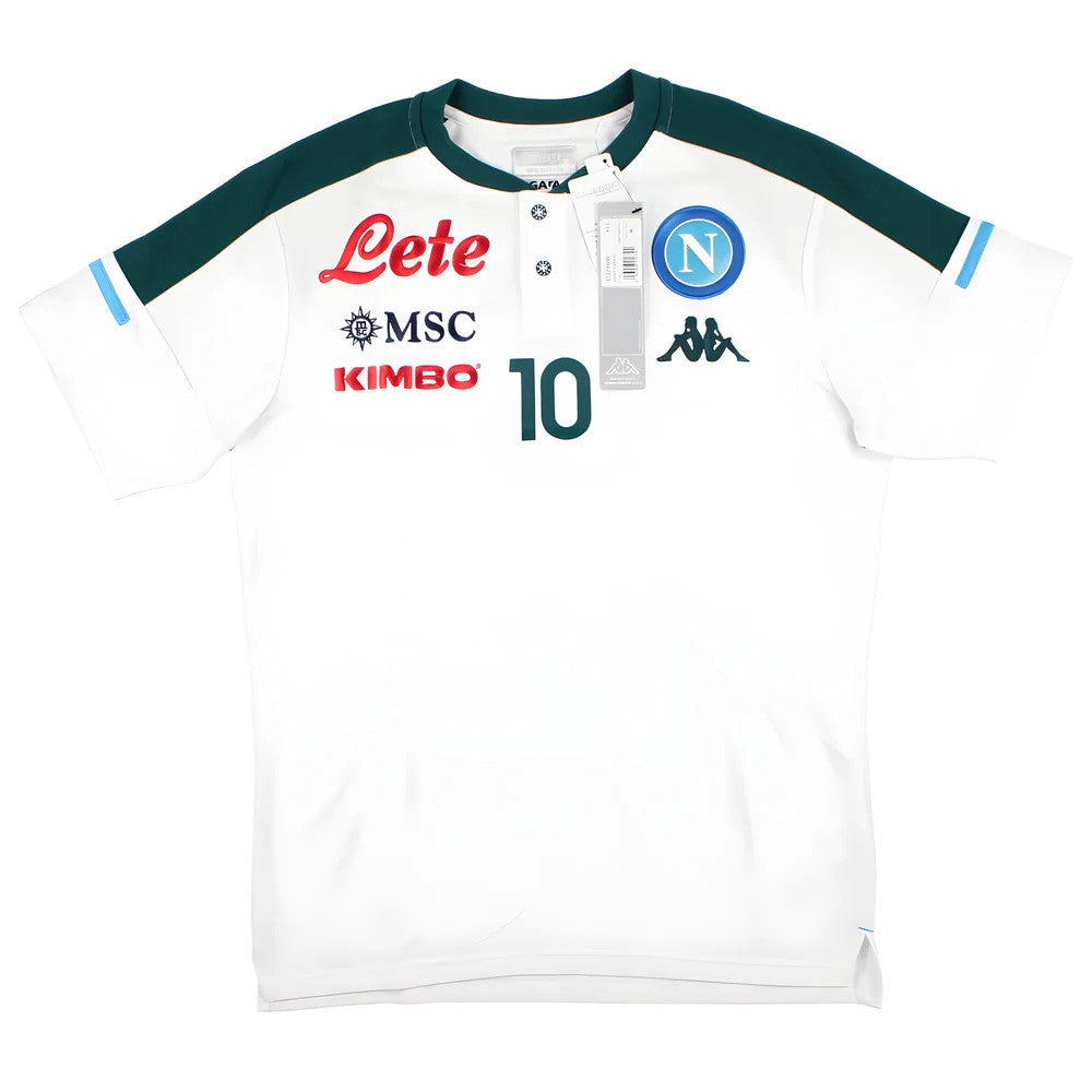 Napoli 2020-21 Kappa Training Shirt #10 (M) (Excellent)_0